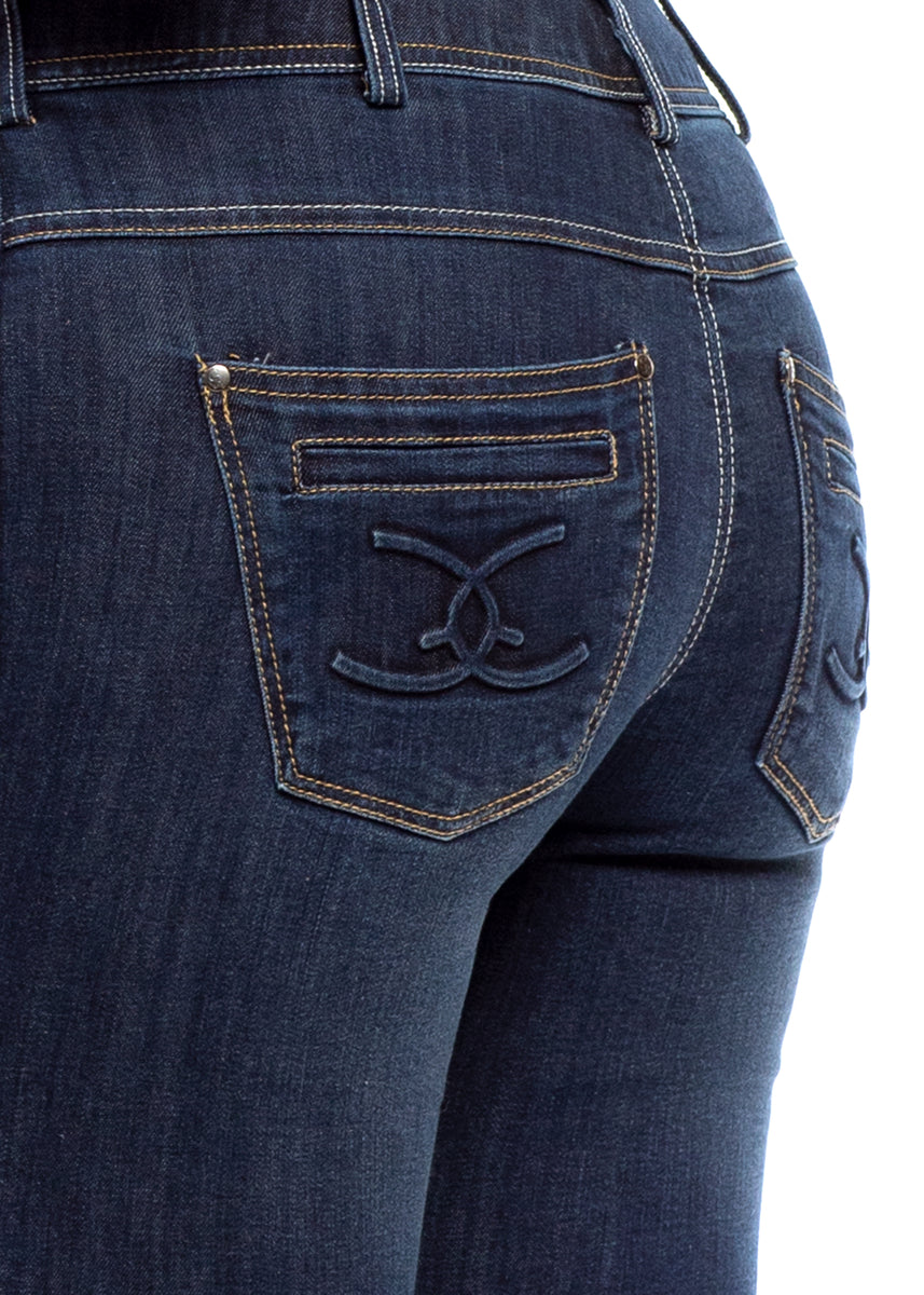 Rearing Horse Grace In LA Mid-Rise Easyfit Bootcut Jeans AU10 Left