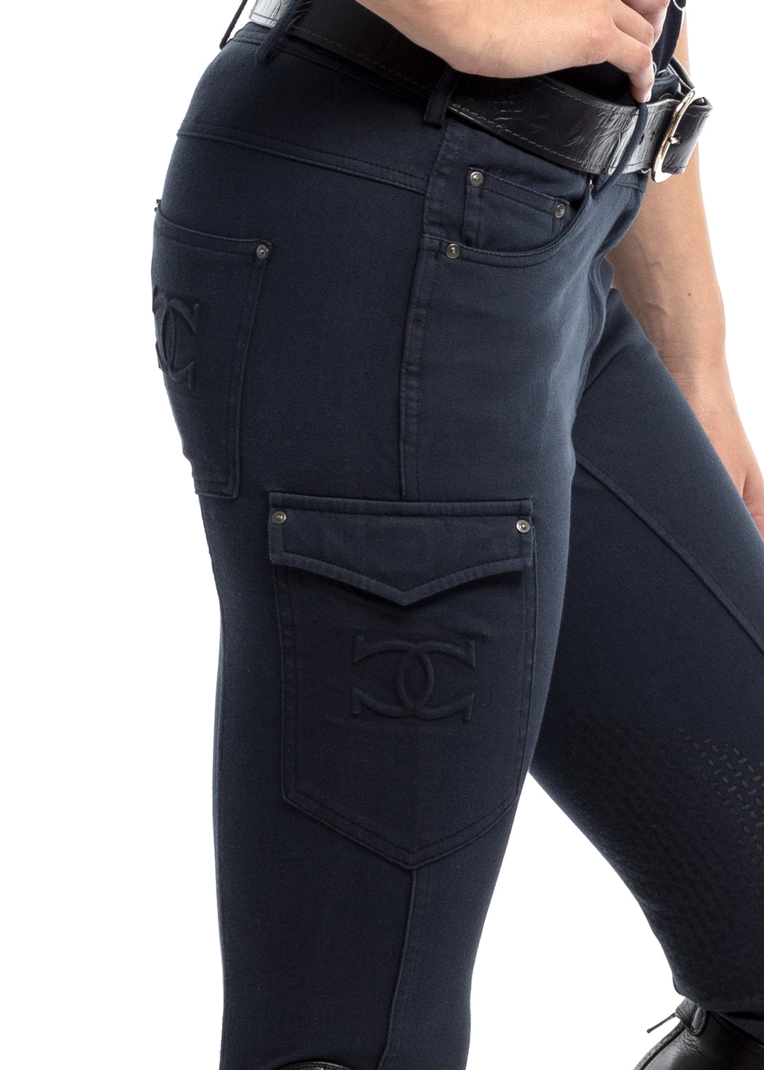 NEW Goode Rider Women's Cargo Jean Riding shops Breeches Equestrian Full Seat Cocoa 26