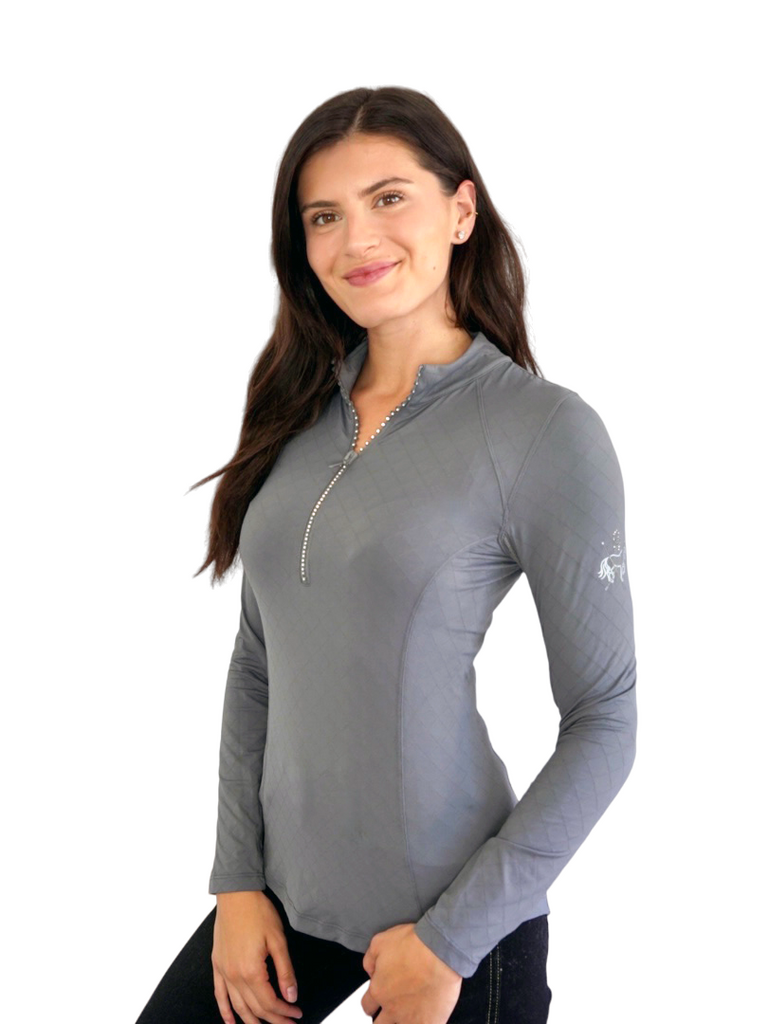 I Am A Rider - Long Sleeve Workout Top for Women