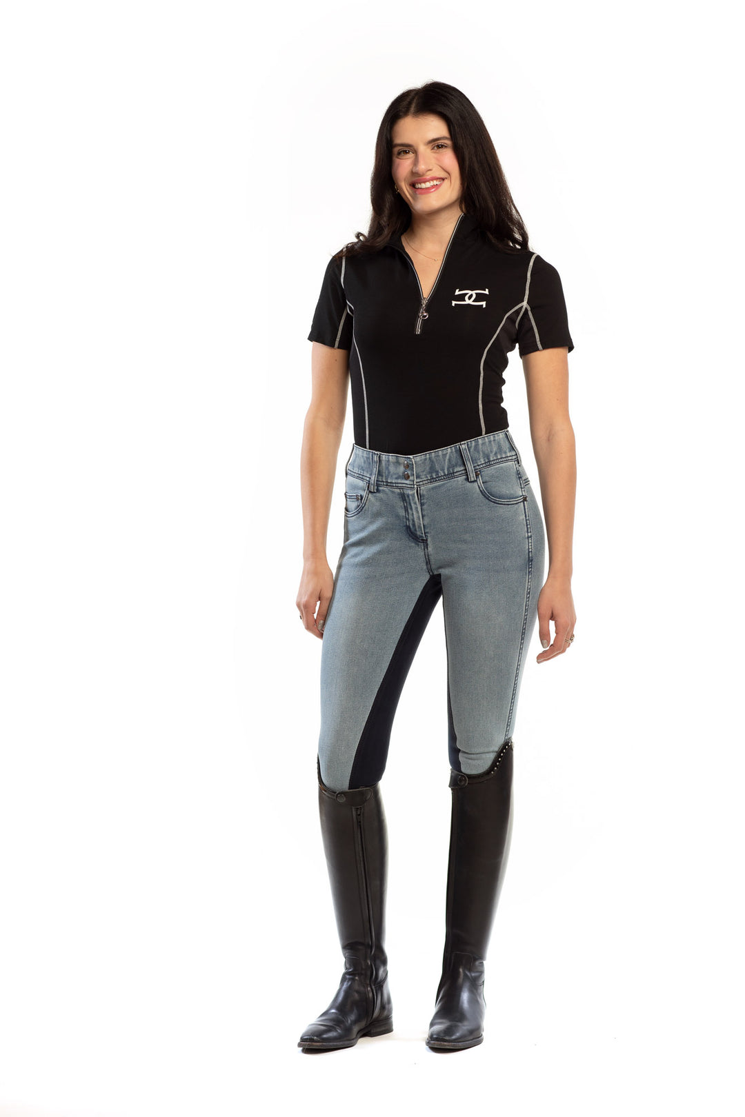 Veste équestre à Coque Souple Goode Rider – Taille M, Bleue, Occasion